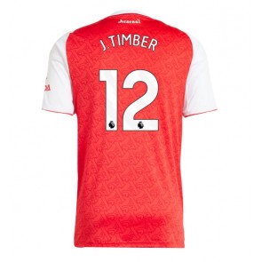 Arsenal Jurrien Timber #12 Replika Hjemmebanetrøje 2025-26 Kortærmet